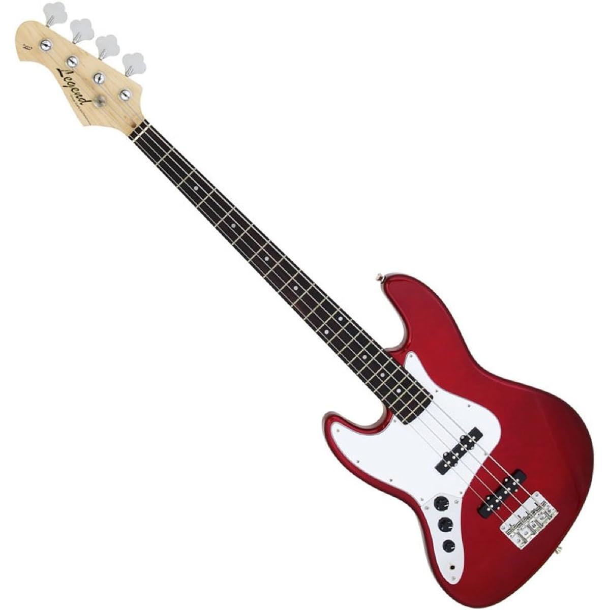 Legend Legend Electric Bass Candy Apple Red Left Hand Model LJB-Z L/H CA Soft Case Included
