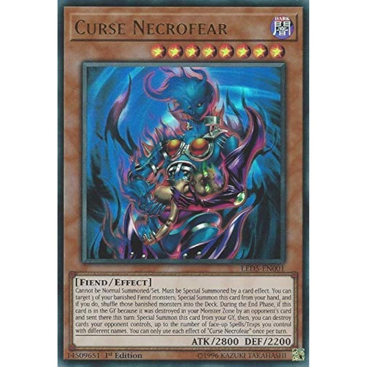 '- Curse Necrofear - LED5-EN001 - Ultra Rare - 1st Edition - Legendary Duelists: Immortal Destiny
