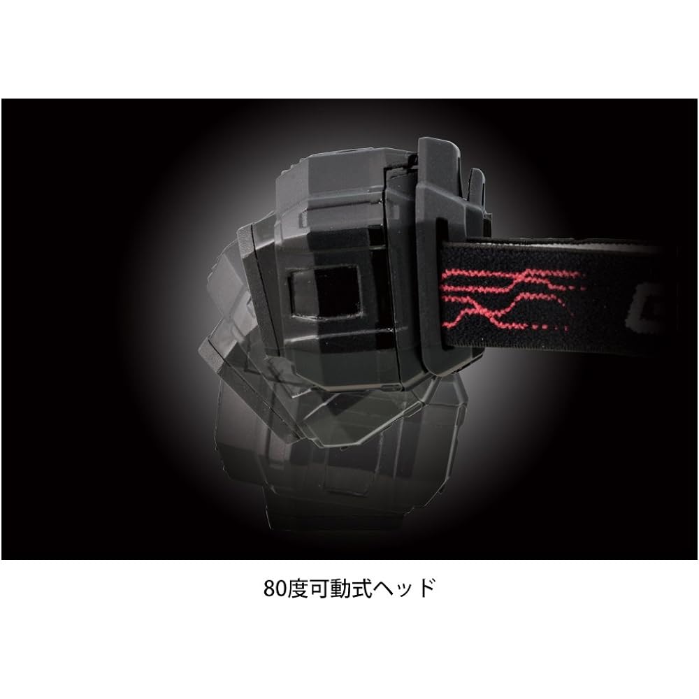 GENTOS LED headlight small rechargeable (dedicated rechargeable battery) 130~200 lumens GD-243D/GD-200R Climbing Fishing
