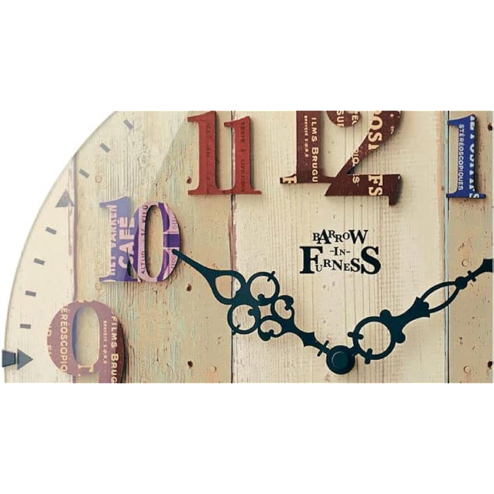 Interform Wall Clock Radio Controlled Clock Anberg CL-8931 φ30 Radio Controlled Step Movement