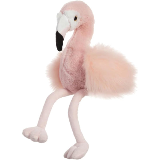 Apricot Lamb Toy Plush Pink Flamingo Stuffed Animal Soft Cuddly Girls Boys (M, 12 inches)