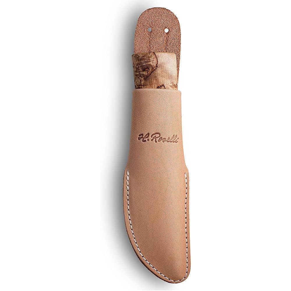 Roselli Grandfather Hunting Knife R120 Puukko [Roselli Woots] [Curly Birch] Grandfather Finland Puukko