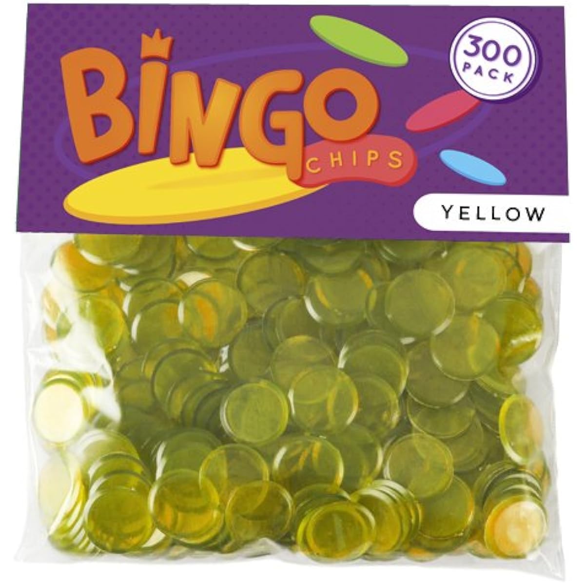 Pack of 300 Bingo Chip Markers - Choose from 7 colors