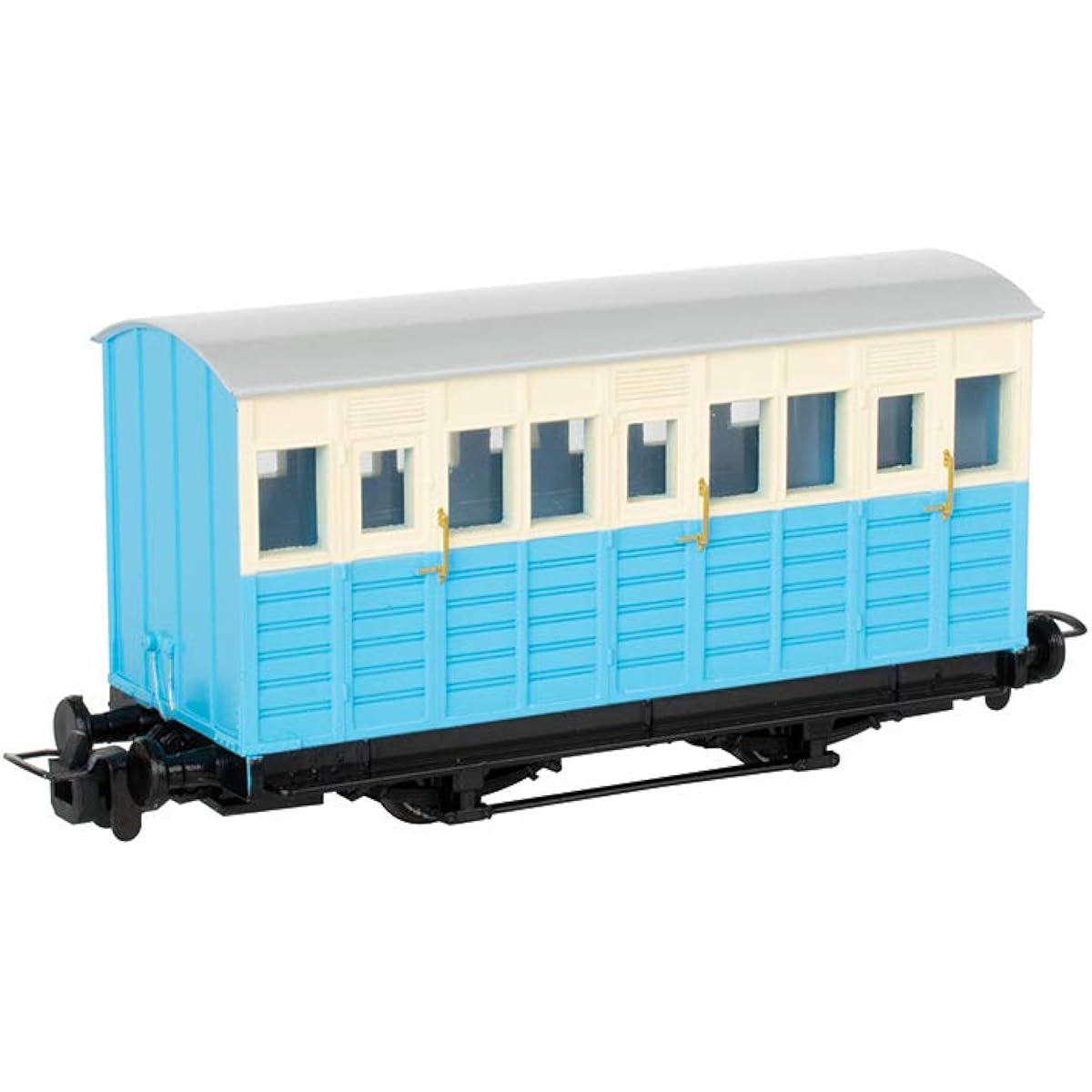Bachmann Trains Thomas & Friends Narrow Gauge Blue Carriage - Running on N Scale Trucks