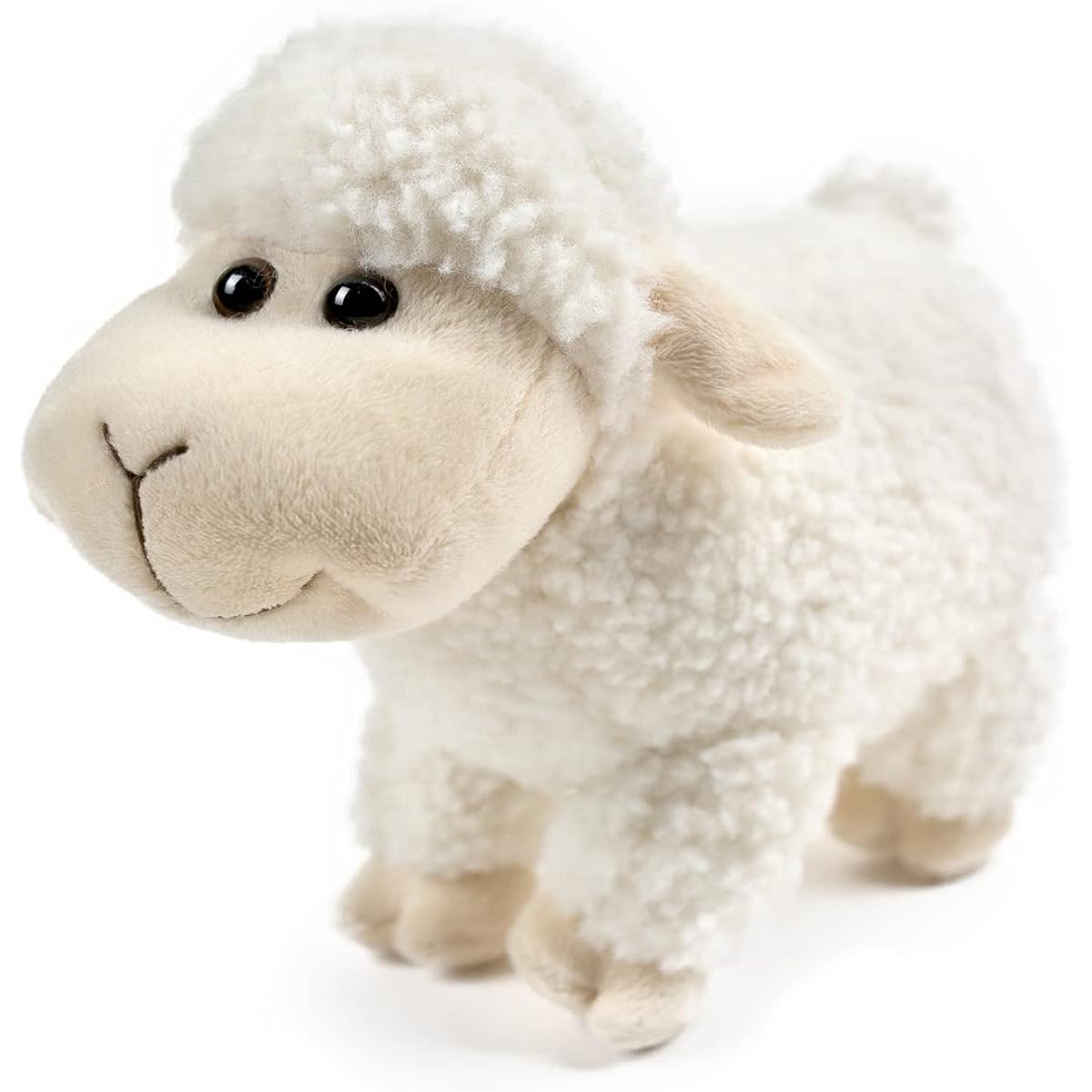 Little Heart Sheep Stuffed Animal, Sheep Plush Toy, Lamb Stuffed Animal, Cute Soft Lamb Plush Toy, Gift for Kids, Boys, Girls, Home Decor, Cuddly White Lamb Toy.