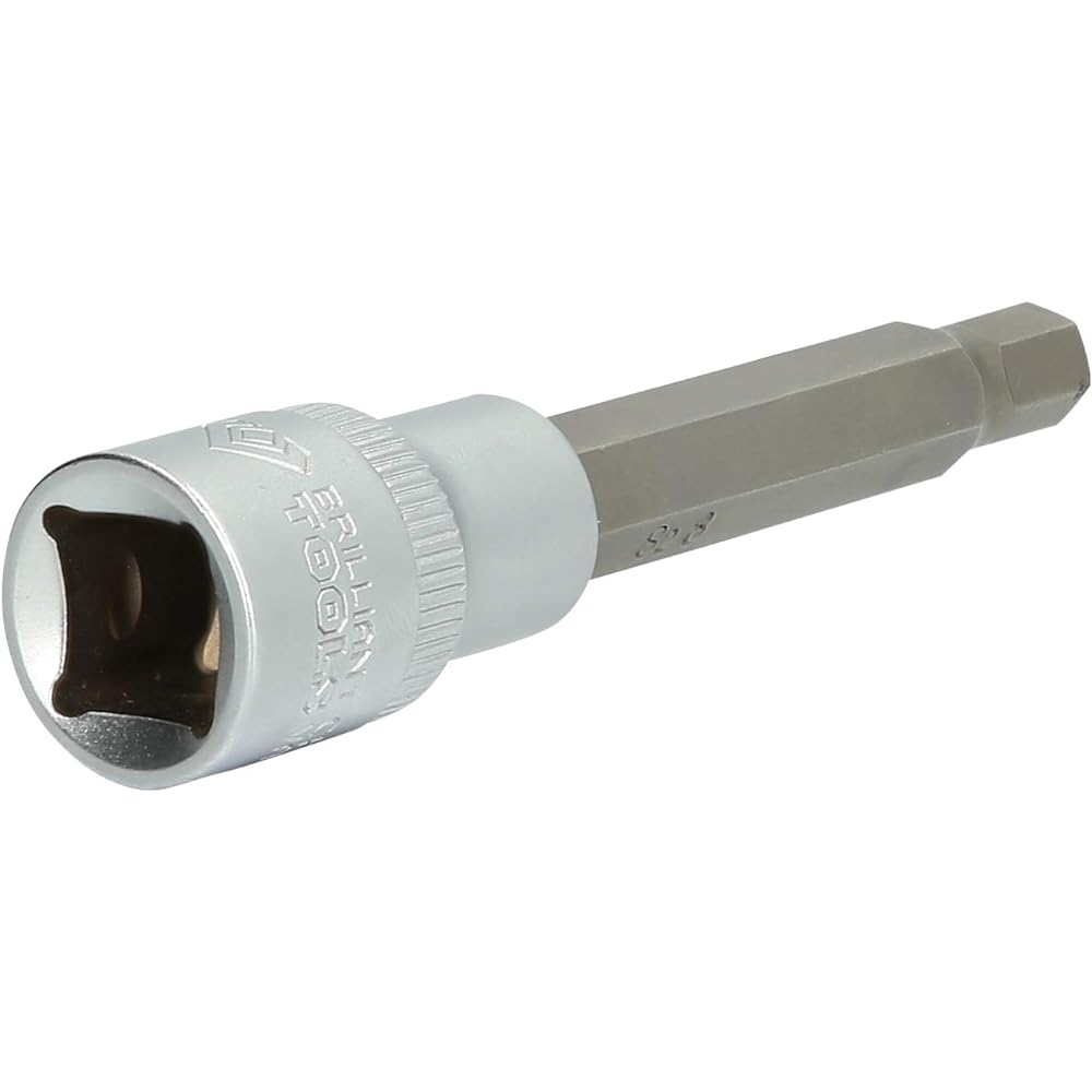 KS Tools 1/2" Hex Bit Socket Length 100mm 8mm BT022873