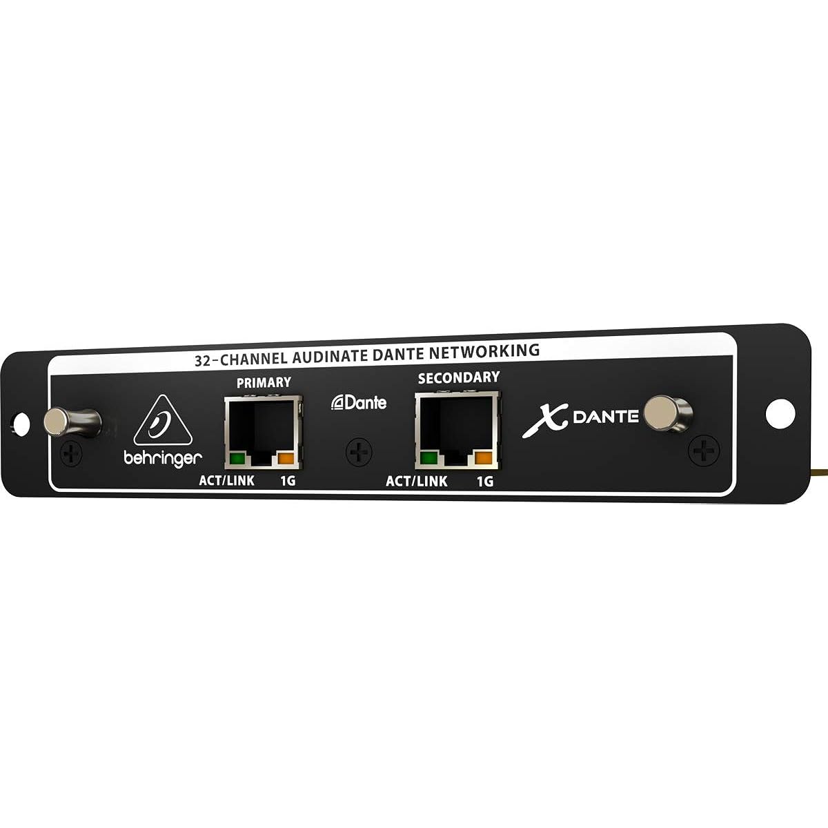 Option card for Behringer X32 DANTE network interface 24bit 44.1kHz/48kHz compatible X-DANTE black