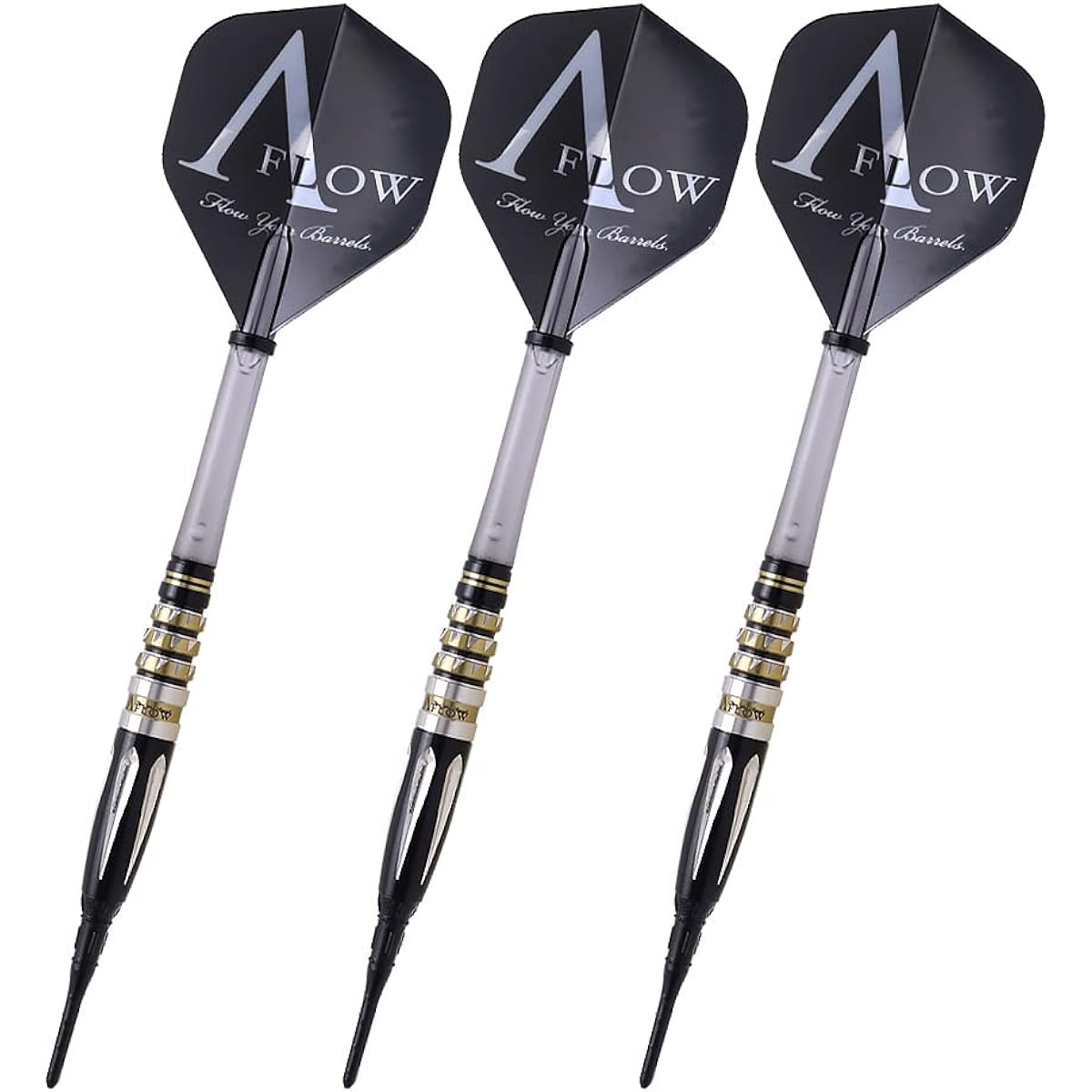 DYNASTY A-FLOW BLACK LINE Coating Type Z2R 2BA Tsuneteru Zanami Model Darts Barrel Darts Set