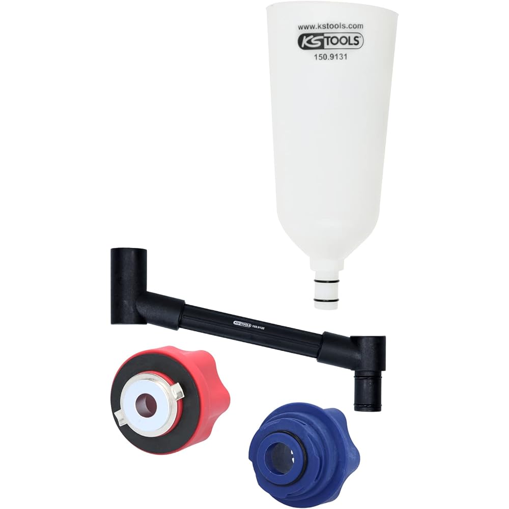 KS Tools Oil fill funnel set with rotating arm for VAG 4 pieces 150.9155