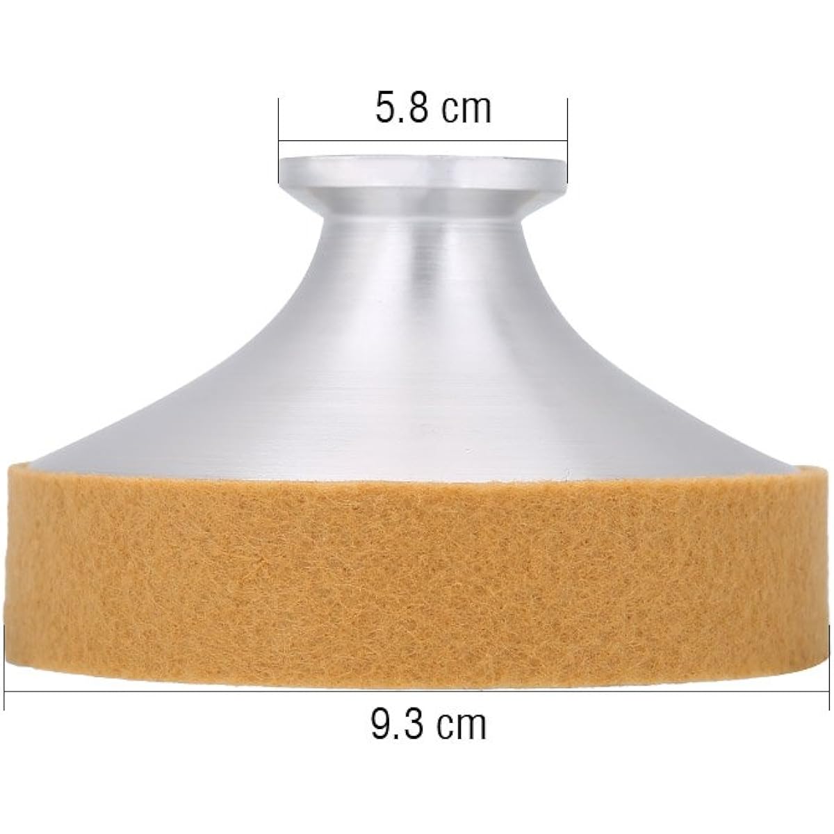Tenor Sax Mute Eujgoov Aluminum Alloy Saxophone Sound Damper Silencer Accessory for Tenor Saxophone