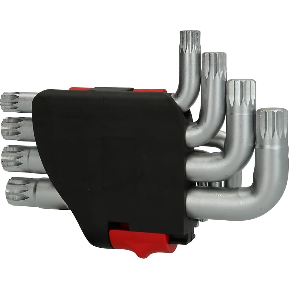 KS Tools Spline Key Wrench Set Short 9 Pieces 151.4630