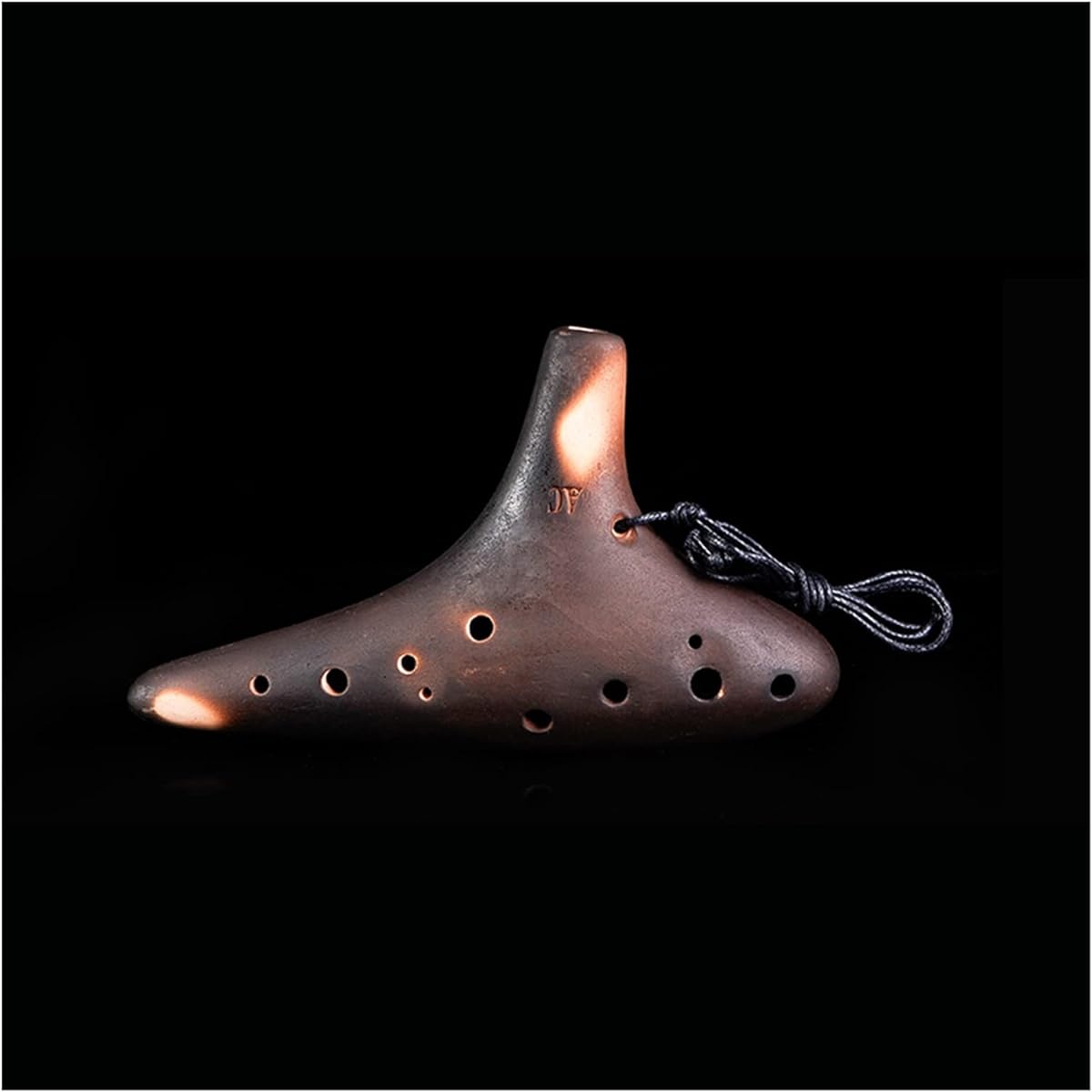 Ocarina 12 Holes Beginner Professional Smoked Ceramic Ocarina Beginner 12 Hole Ocarina Alto AC Ocarina Musical Instrument