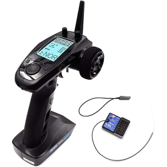 Flysky FS-GT5 2.4G 6CH Transmitter w/FS-BS6 Built-in Receiver Gyro for RC Car Boat 24612