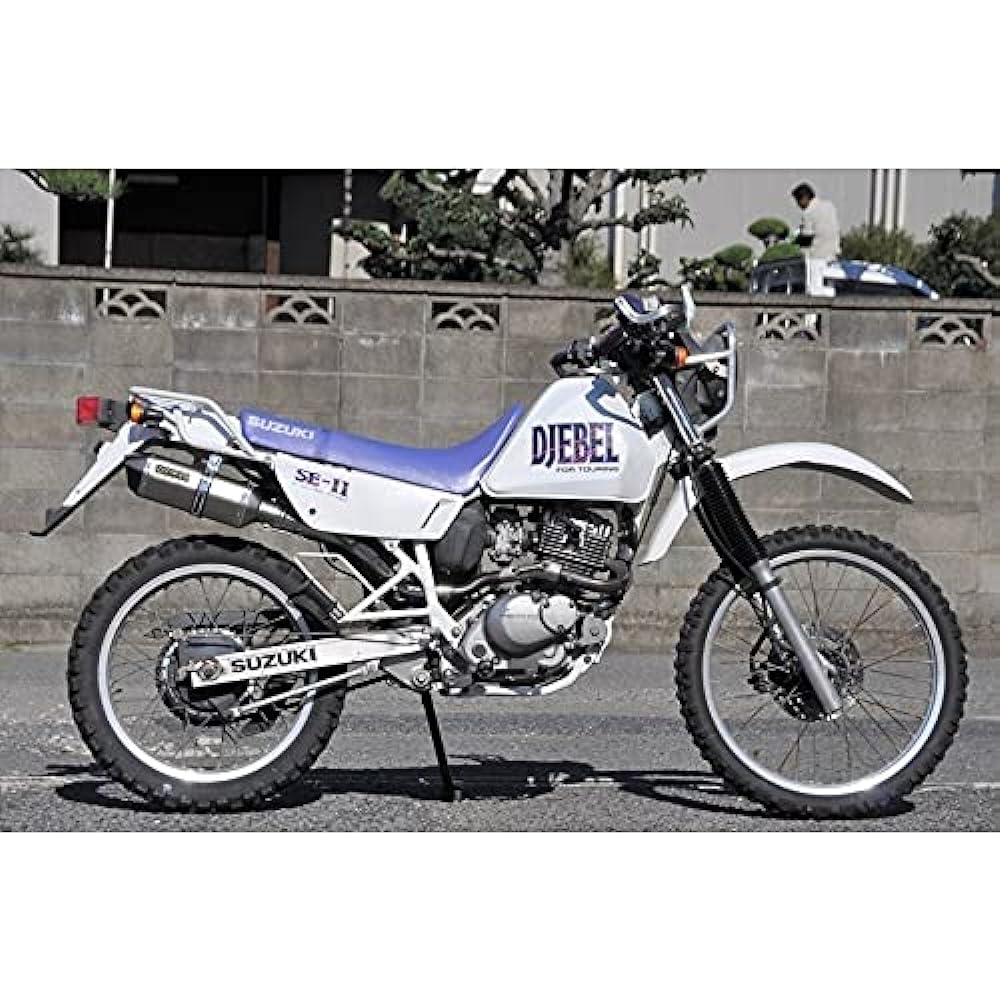 SECRET SPEED Suzuki Jebel 200 (SX200) Bike Muffler Dry Carbon Motard Deformed Slip-on SUS Stainless Steel Muffler DJEBEL200 ss-201-r04