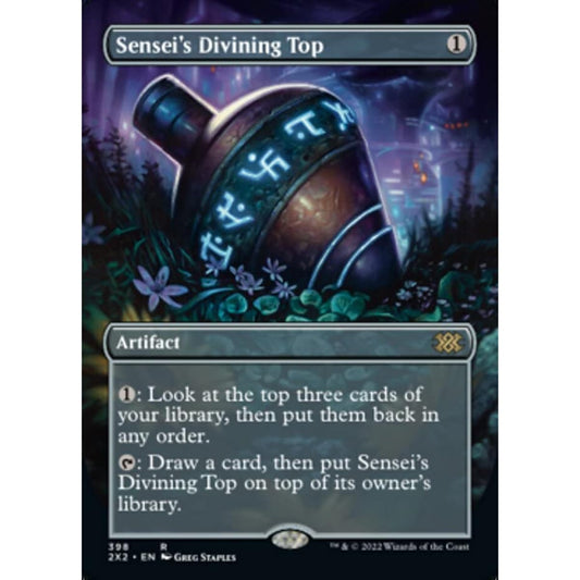 Magic: The Gathering - Teacher's Fortune Telling Top (398) - Borderless - Double Masters 2022