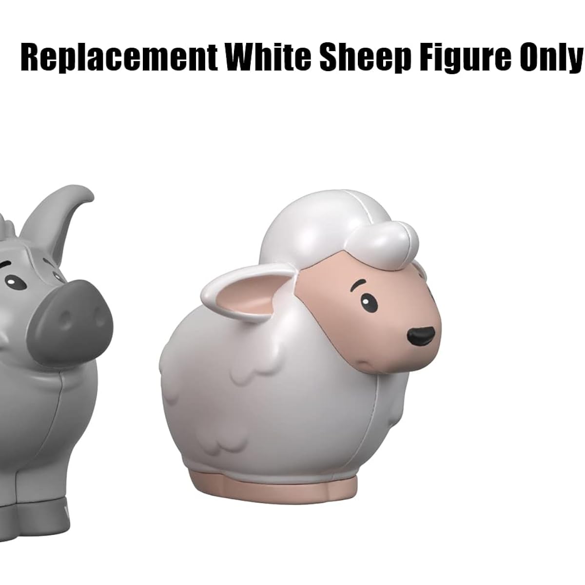 Fisher-Price Little People Farm Animal Friends Playset - GFL21 Replacement Parts White Sheep Figure