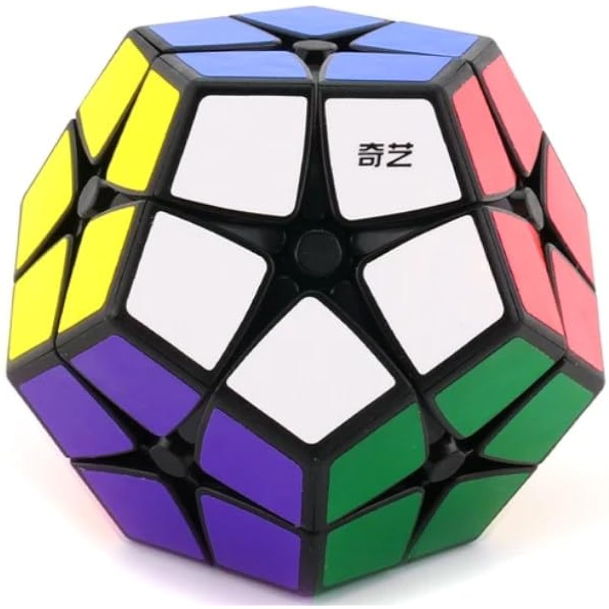 Kancharo Kishiba Cube [Comes with a pouch for convenient storage] (Black, 2x2 Megaminx)