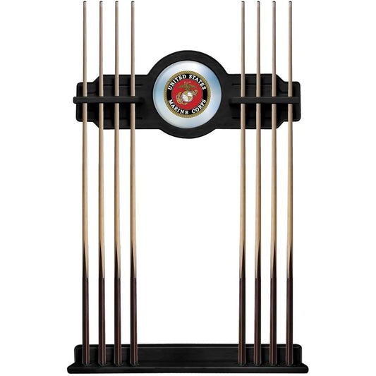 US Marine Corps Cue Rack in Black Finish