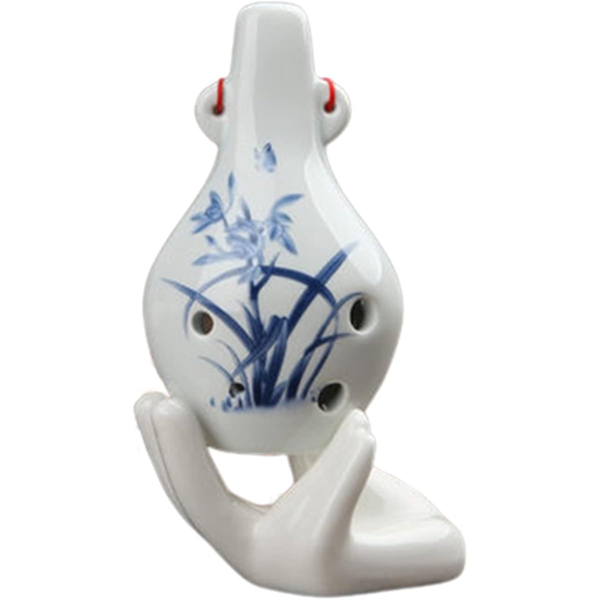 AC Tone 6 Hole Ocarina Ceramic Mini Ocarina Wind Instrument Alto C Handmade Ocarina Ocarina Musical Instrument