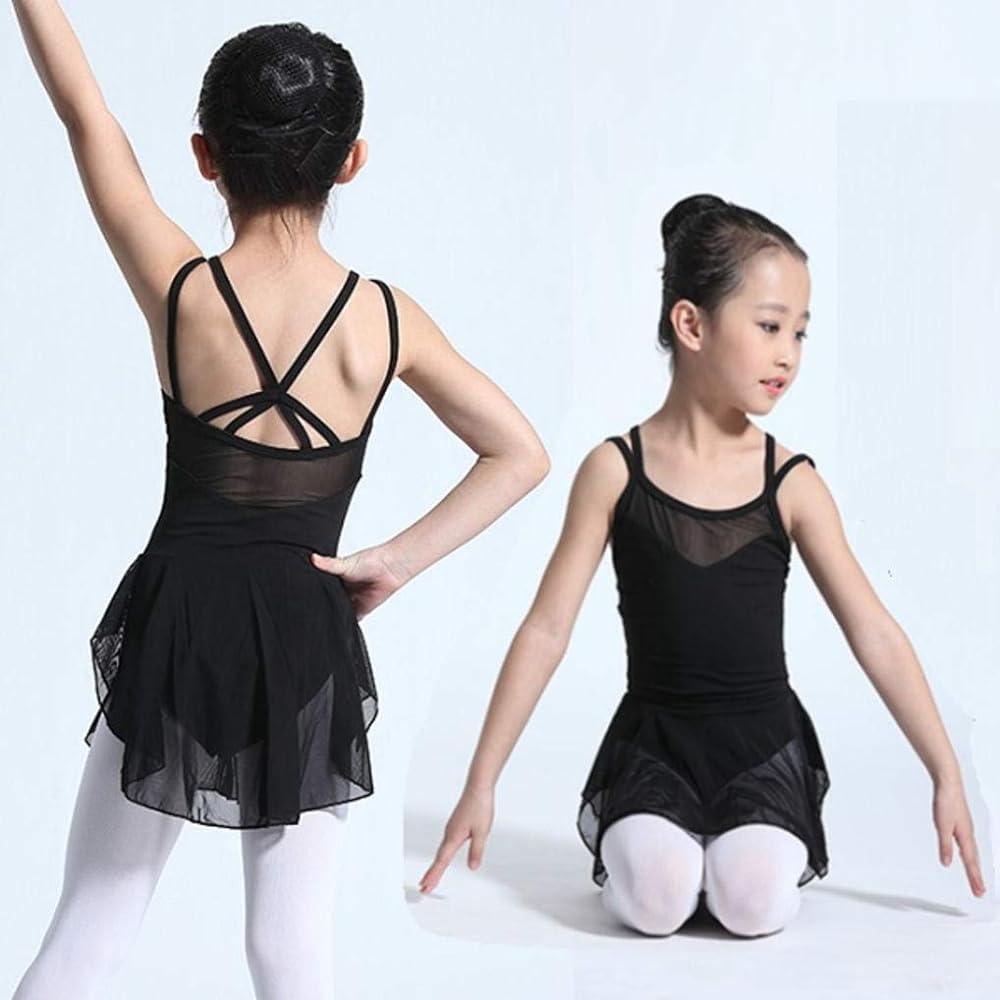 Ballet specialty store Mignon Ballet leotard with skirt, hooks at the crotch, lesson wear, children