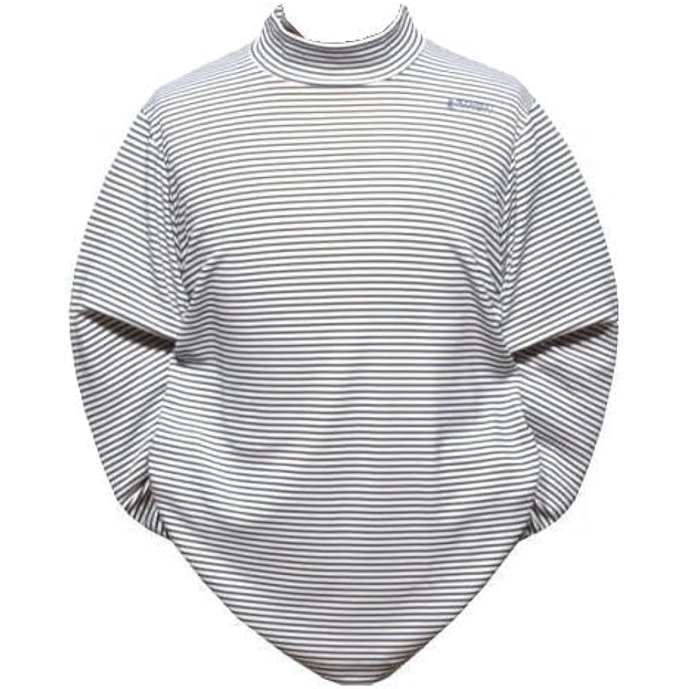 [SRIXON] Mock Neck Long Sleeve Shirt, Brushed Lining, Border, Stretch, Heat Navi, Thermal Storage, MOTION 3D, Sweat Absorption, Golf, RGMWJB10 Men's