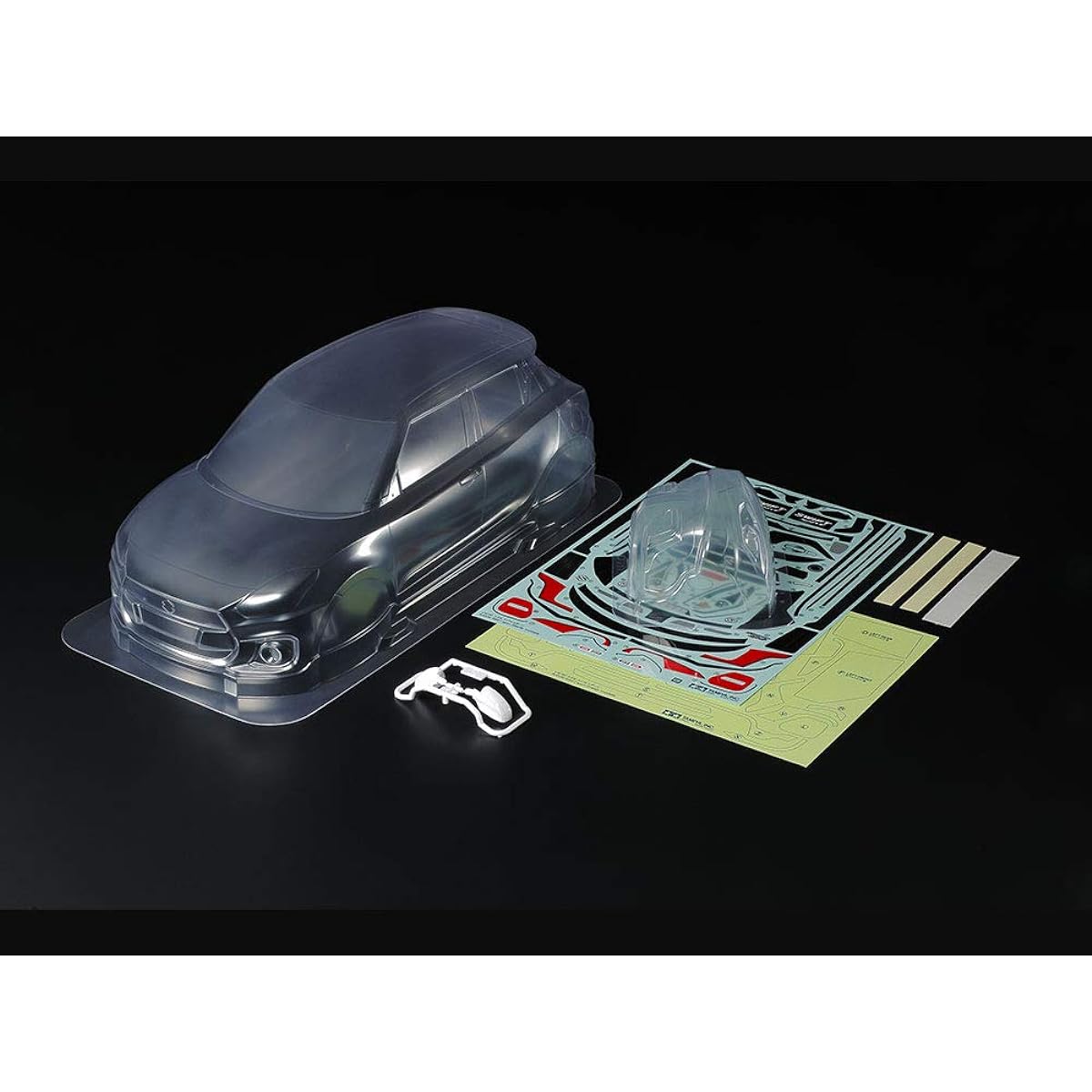 Tamiya RC Spare Parts No.1652 SP.1652 1/10RC Suzuki Swift Sport Unpainted Clear Spare Body Set 51652
