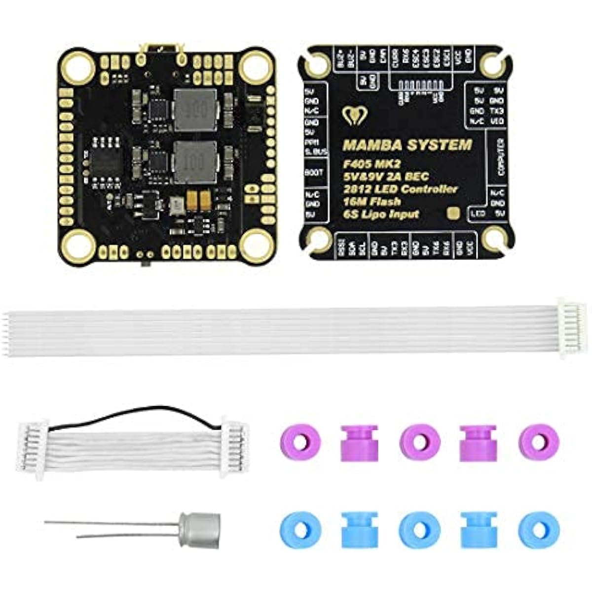 DIATONE Mamba F405 Flight Controller Betaflight STM32 MPU6000 OSD Built-in 5V/2A BEC 3-6S for DIY FPV Racing Drone Quadcopter