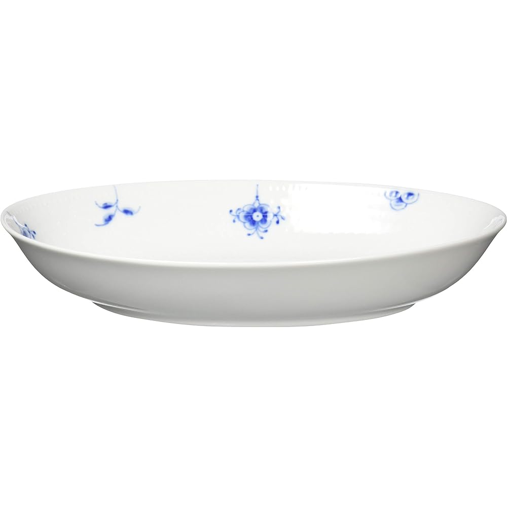 [Regular Imported Product] Royal Copenhagen Blue Palmette Blossom Oval Dish Plate 27cm Wedding Gift Present 1016982