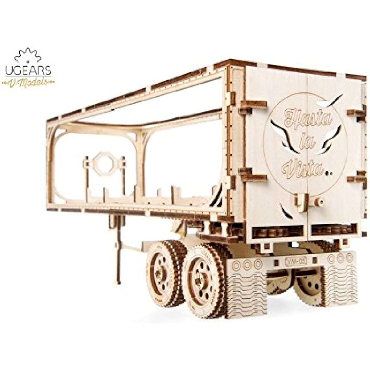 UGEARS Mechanical wooden puzzle Model Trailer for VM-03 Truck Construction Set