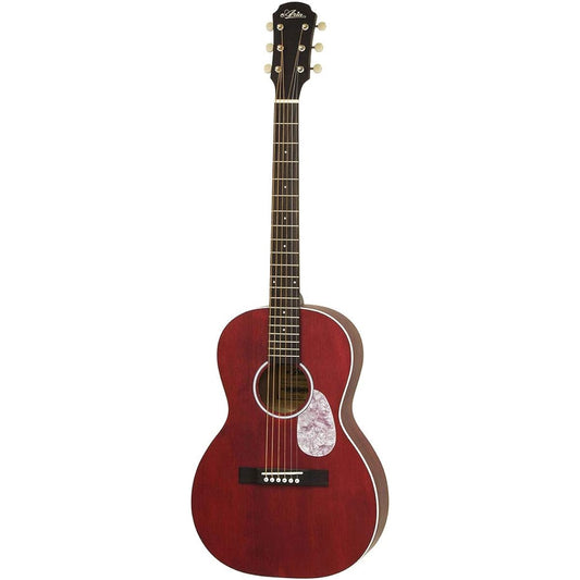 ARIA ARIA-131M UP Stained Red Satin Red Acoustic Guitar Parlor Size Matte Paint Aria