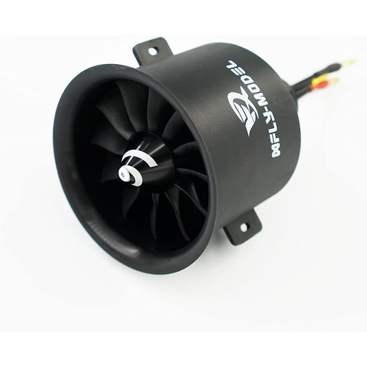 XFLY-MODEL 70mm 12 Blade EDF Ducted Fan 6S Brushless Inrunner 2680-KV2200 Motor Model Jet Aircraft