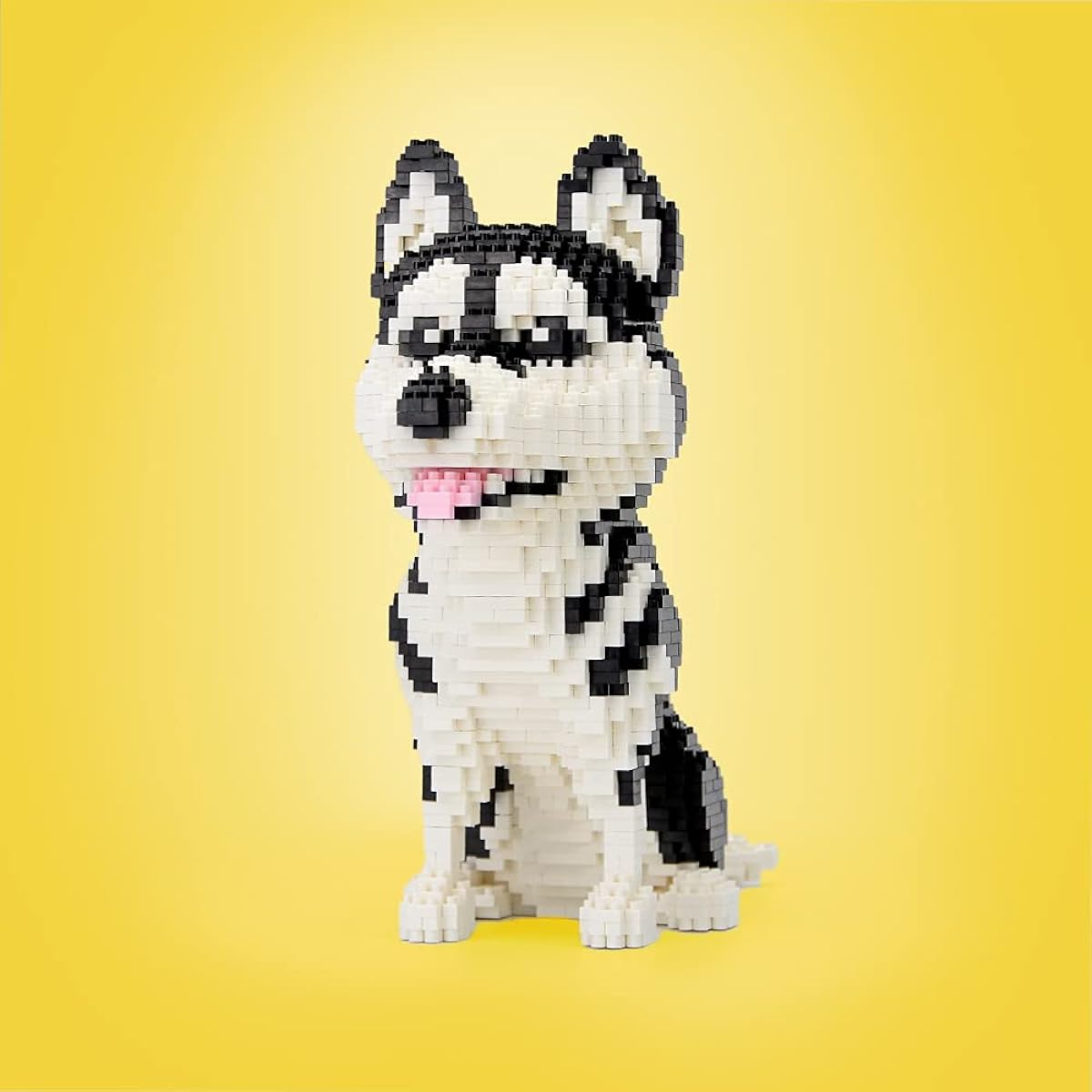 Uvini Building Blocks Pet Brick Husky Micro Brick Dog Animal Building Toy Brick Dog for Kids 10 11 12 13 14 Teen or Adult 1900 Pieces