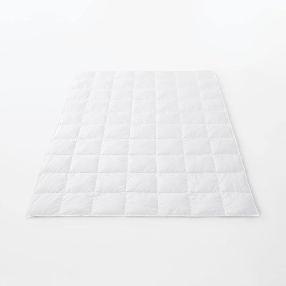 MUJI MUJI Thin Down Duvet, White, Semi-Double Size, 170 x 210 cm, Dust Mite Resistant 12859314
