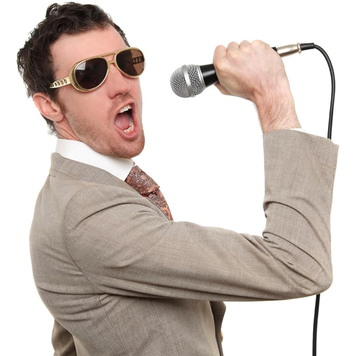 PGA48 Dynamic Microphone - Handheld Microphone for Vocals, Cardioid Pickup Pattern, Discrete On/Off Switch, 3-Pin XLR Connector, 20' XLR-QTB Cable (20' XLR-QTB Cable)