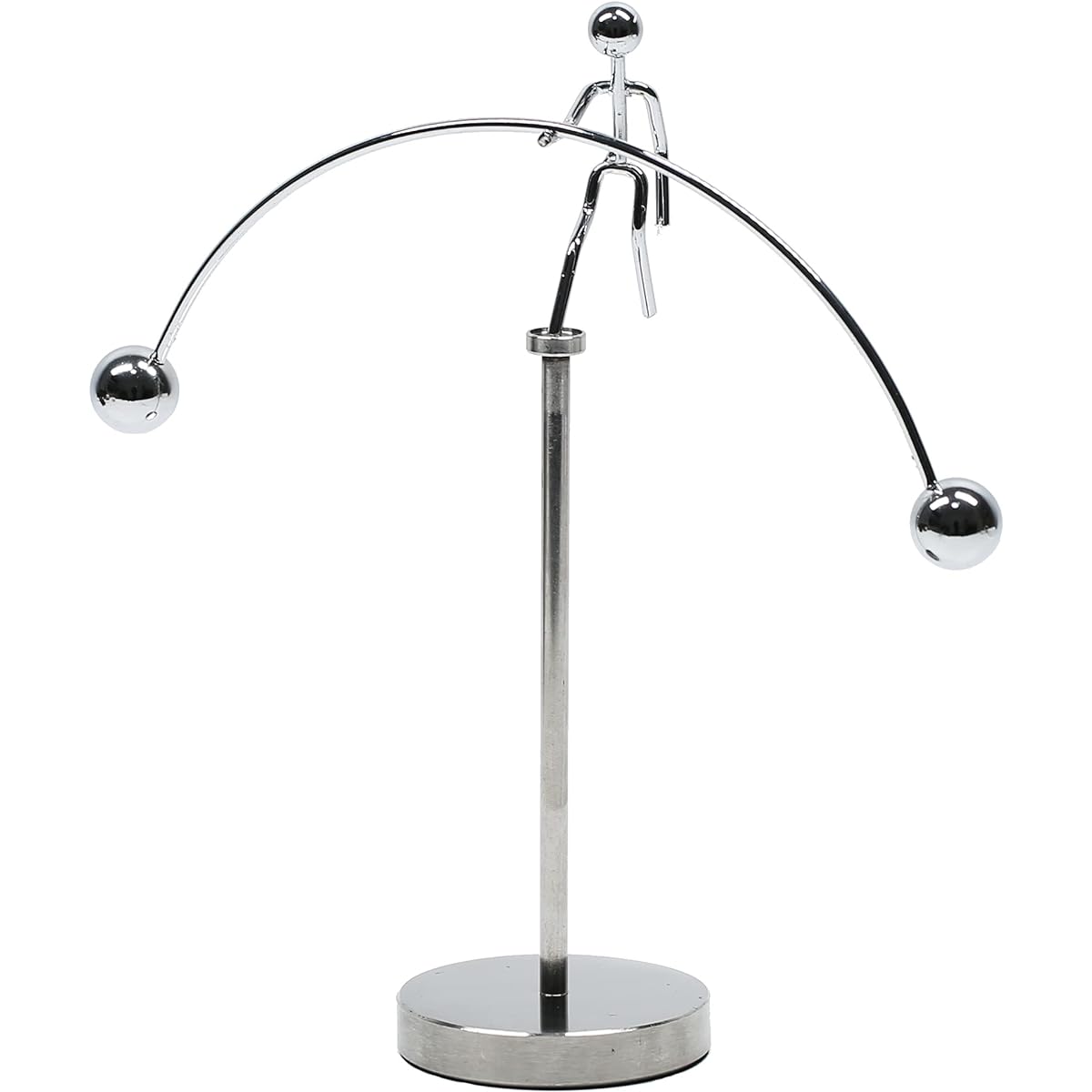 MagicTech Steel Balance Toy Balancing Tumbler Toy Kinetic Art Balance Toy Decompression Science Psychology Home Office Decor Desk Toy PH05