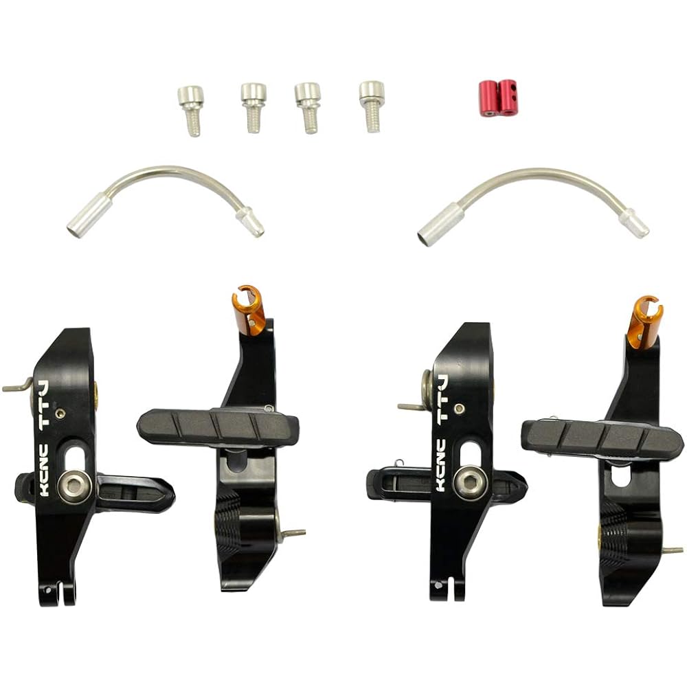 KCNC VB2 Direct Mount Aero V-Brake Set Front and Rear For Giant Propel, Black, SK2046