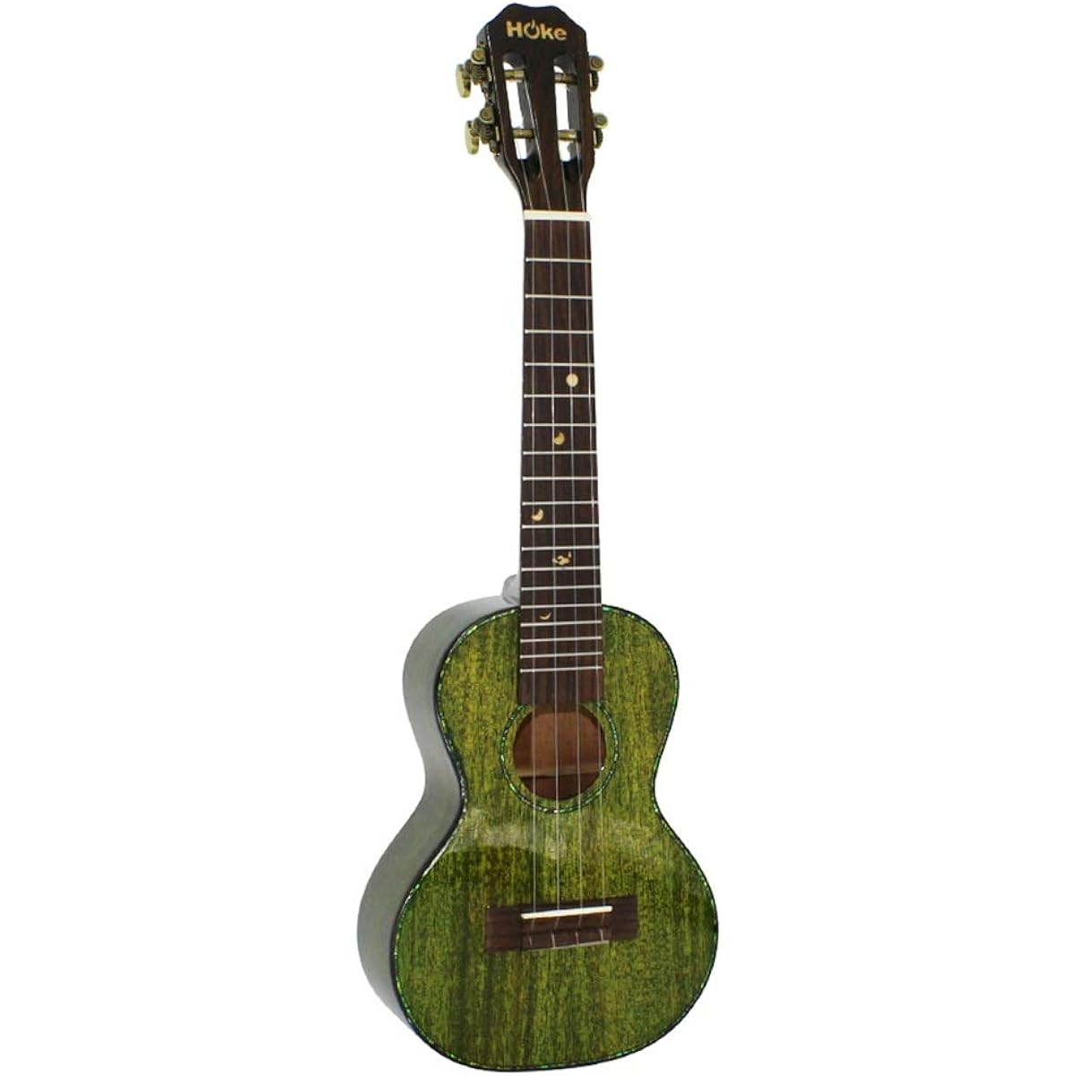 Ukulele Mahogany Hawaii Guitar Ukulele Musical Instrument Starter Gift Concert Ukulele (Color: Green, Size: 26 inches)