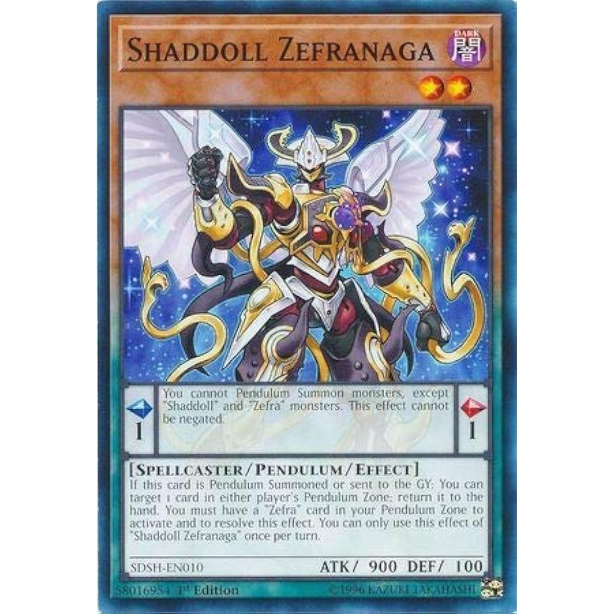 Shaddoll Zefranaga - SDSH-EN010 - Common - 1st Edition