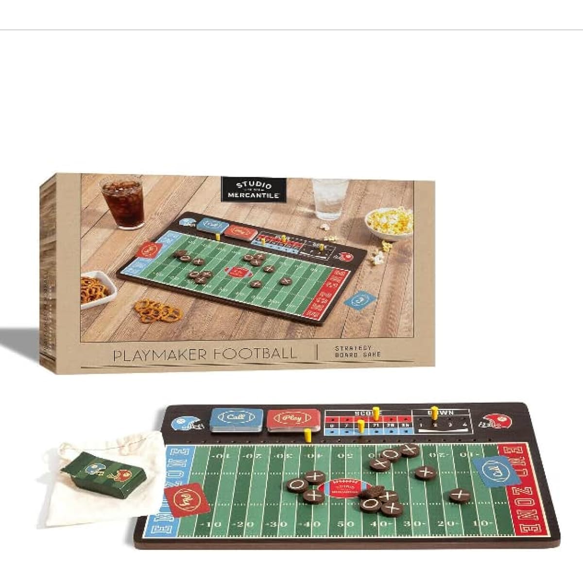 Studio Mercantile Playmaker Football Strategy Board Game Team Play Quality