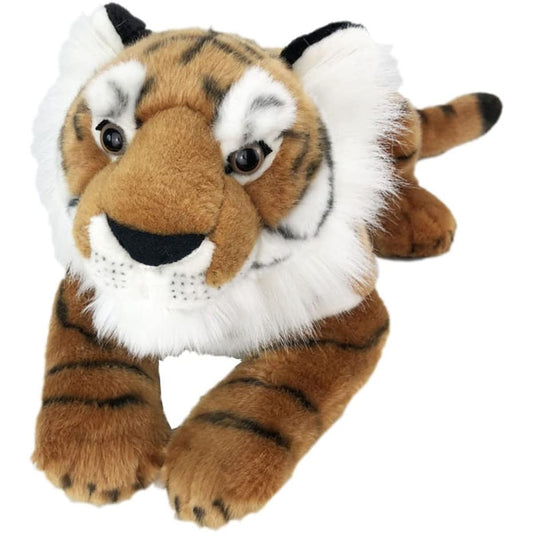 Amur tiger stuffed animal hug pillow fluffy multi-functional large realistic soothing sleep-friendly cute Christmas cute for kids birthday anniversary 50cm co-sleeping brown present comfortable soft Valentine's Day soft just like the real thing