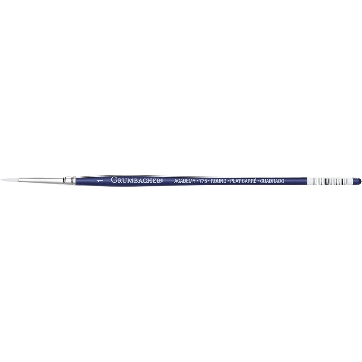 Grumbacher Academy Watercolor Round Brush White Nylon Bristle Size 10 (775.10)