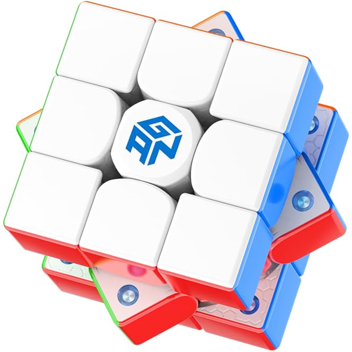 GAN356 Maglev, Official Competition Magnet Cube - GAN 356 High Performance Magnet Guncube 3x3 Stickerless Easy to Turn Magic Cube (GES pro+, 2023)