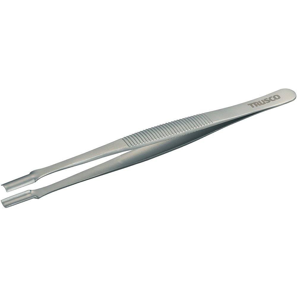 TRUSCO Acid and Magnetic Tweezers 120mm Tip Width 8mm For Wafers 85C-SA