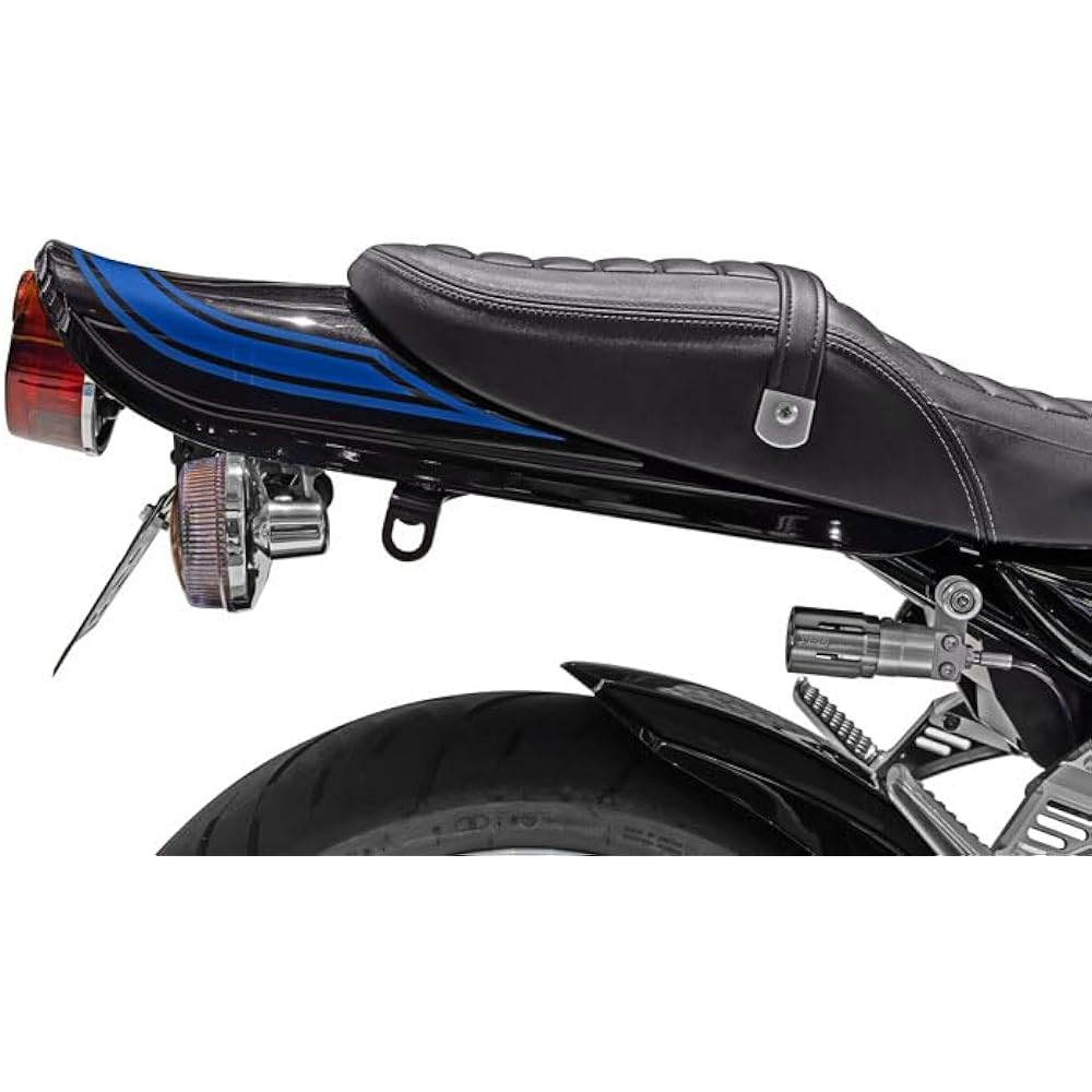 PMC ARCHI Motorcycle Exterior Long Tail Cowl Metallic Diablo Black Blue Ball Z900RS/CAFE '18-'24 189-1418