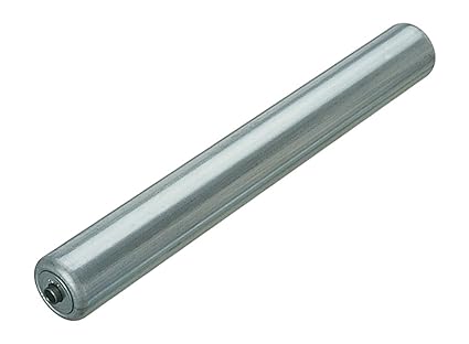 Okura Transport Machine Steel Roller MR Type (φ60.5×t2.3mm) 490mm with shaft MR490N-A