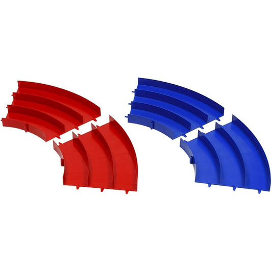 Tamiya Mini 4WD Special Sale Product Mini 4WD Japan Cup Junior Circuit Curve (Red/Blue) Set of 2 each 69573