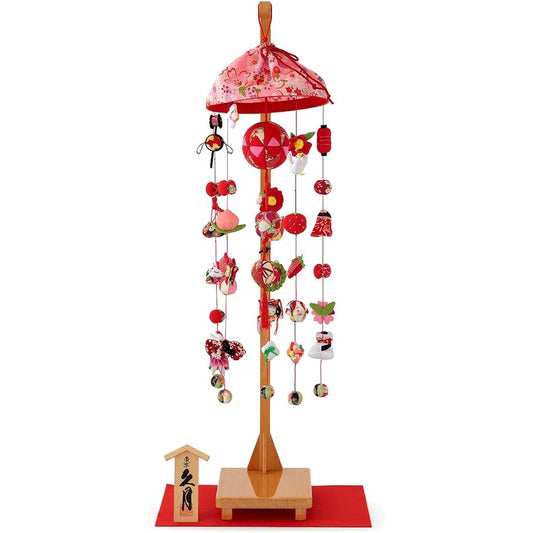 Hanging Hina Dolls Hanging Decoration Hina Dolls Compact Kyugetsu Mai Medium Size h293-kcp-si-27-4