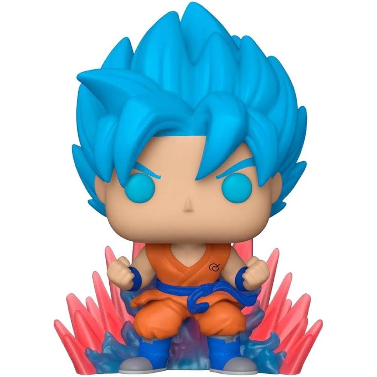 Funko Pop! Animation - Dragon Ball Super SSGSS Goku (Kaioken) Glow in the Dark Vinyl Figure - Special Edition Exclusive Multicolor #1256