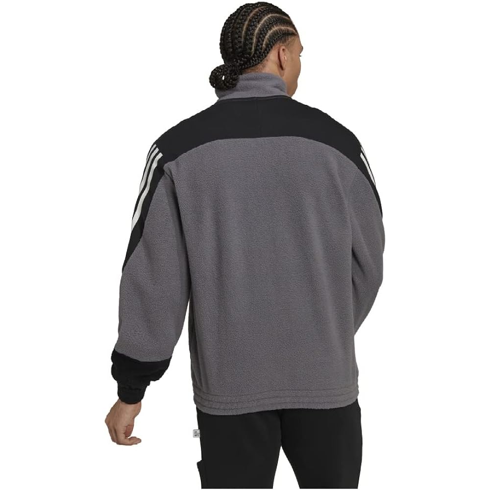 Adidas Jersey Top Future Icon 3 Stripes Polar Fleece Track Top BY113 Men's