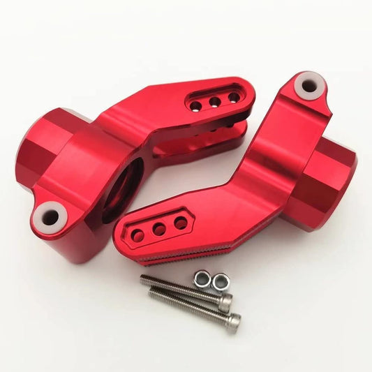 Aluminum Rear C-Hub (2) ARRMA 1/5 KRATON Outcast 8S Replacement ARA330565 - Red